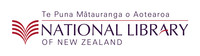 The National Library of New Zealand Te Puna Mātauranga o Aotearoa  logo