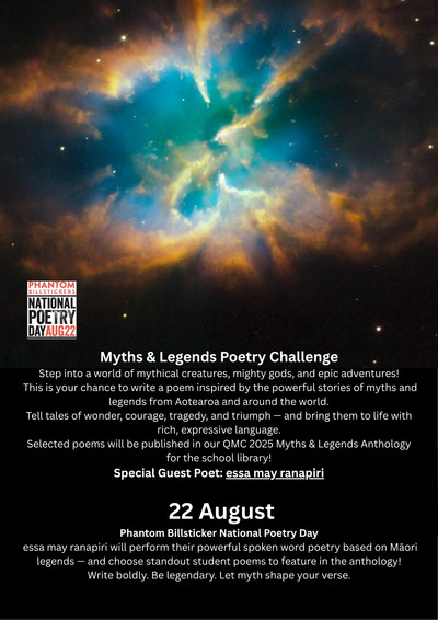RESIZED Queen Margaret College Library event poster.png