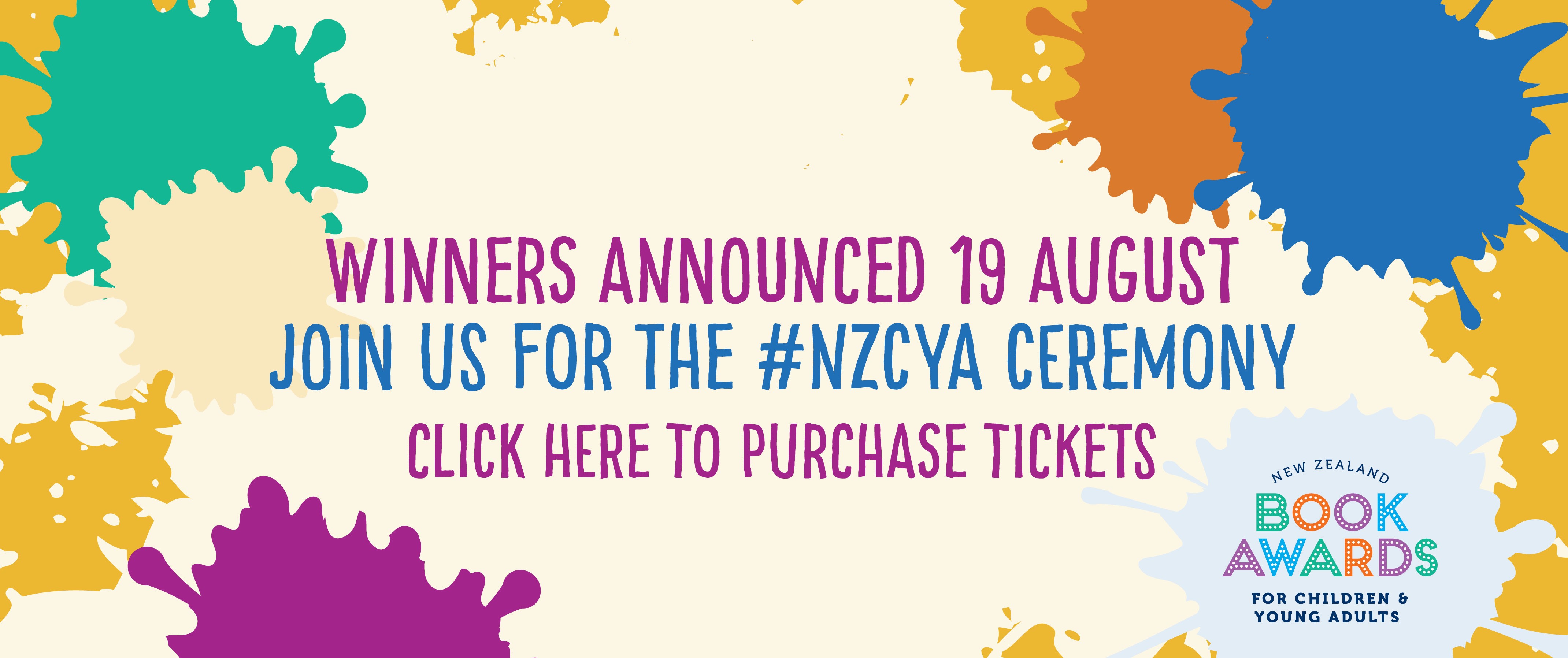 Winners announced 19 August. Join us for the #NZCYA ceremony. Click here to purchase tickets